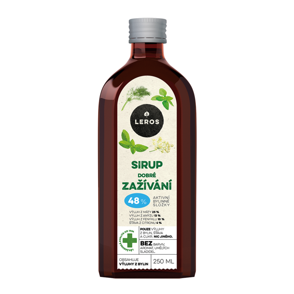 Sirup Dobré zažívání 250ml Leros